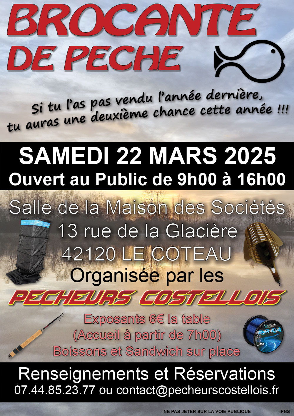 Affiche brocante 2025