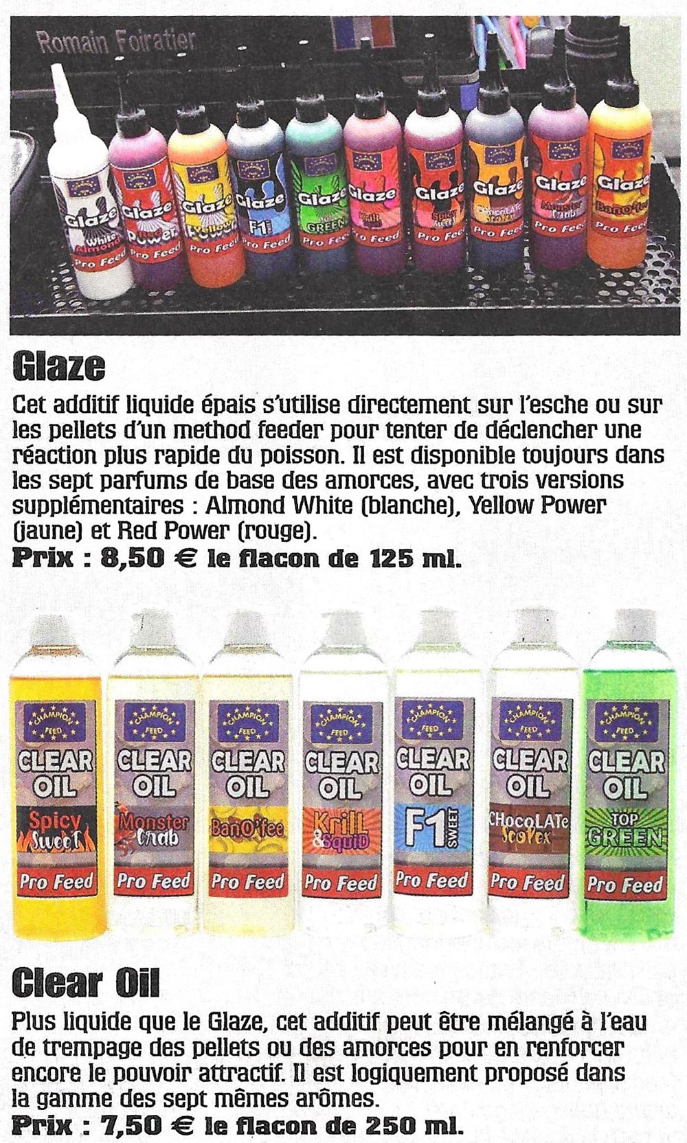 glaze clear oil