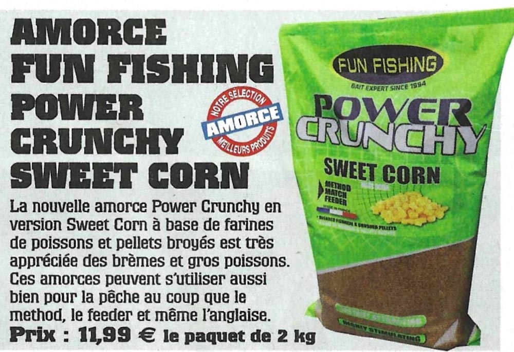 ffishing crunchy corn