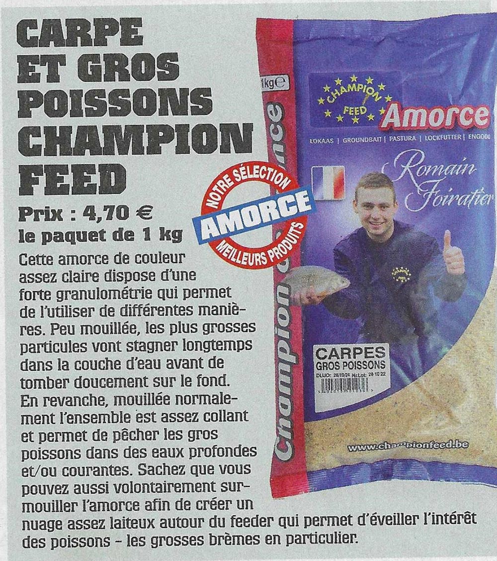 carpe grospoiss champion feed