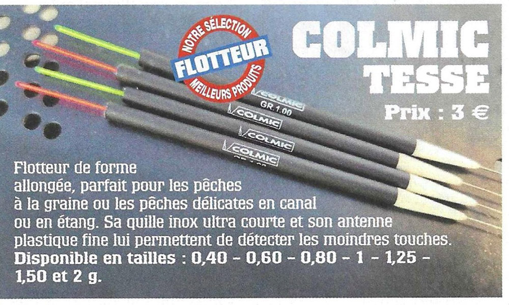 flotteurs Colmic